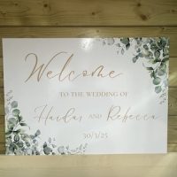 A2 Landscape Welcome to our wedding board - - Image 3