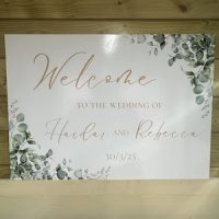 A2 Landscape Welcome to our wedding board - - Image 2