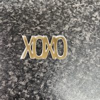 XOXO Cake Charm - Mirrored Acrylic - Image 3